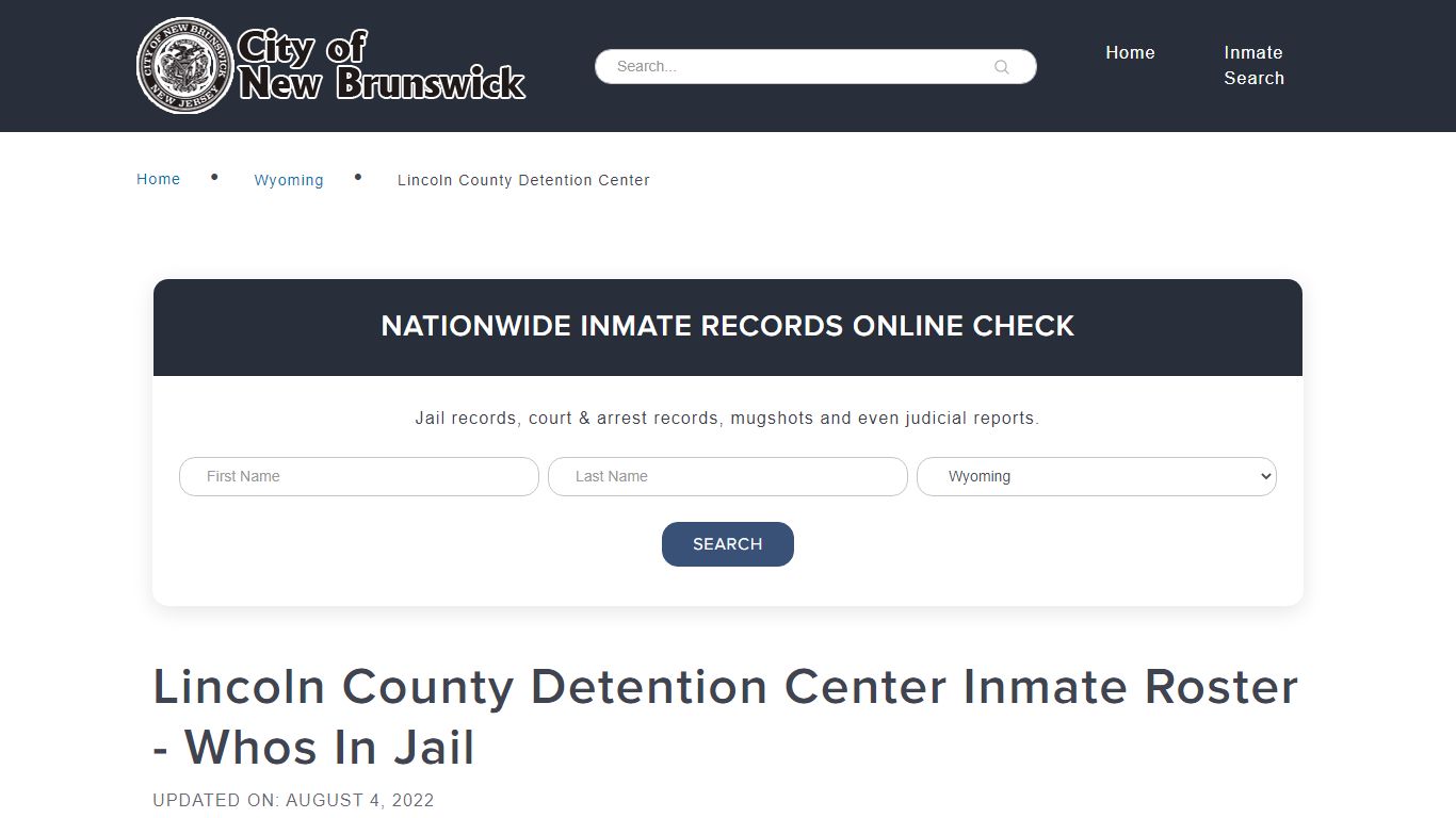 Lincoln County Detention Center Inmate Roster - Whos In Jail